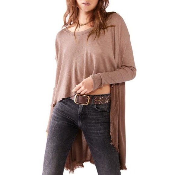 We The Free Women's TT Special Top in Choco Latte (Brown) Size XL - Picture 6 of 6
